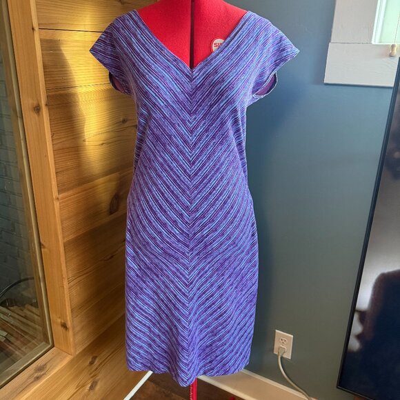 Maggie's Organics Purple Stretch Dress - XL - Picture 1 of 7